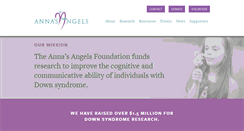 Desktop Screenshot of annas-angels.org