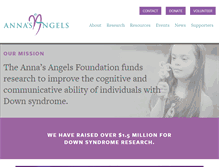 Tablet Screenshot of annas-angels.org